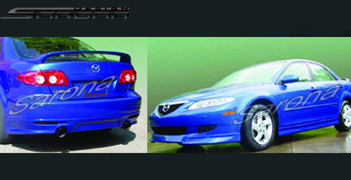 Custom Mazda 6  Sedan Body Kit (2003 - 2006) - $885.00 (Manufacturer Sarona, Part #MZ-017-KT)